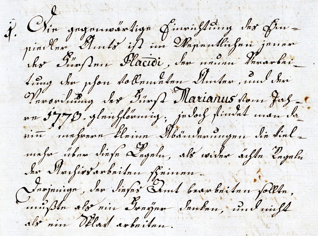 Summarium für das Amt Einsiedeln (1797). KAE, B.16/2.